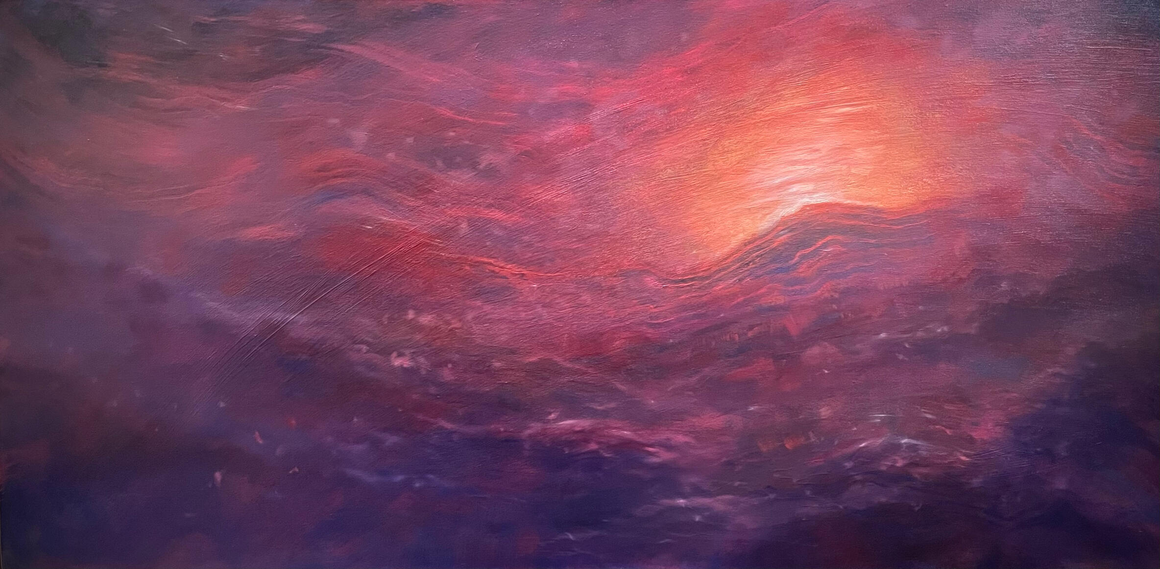 Hope forged, Oil on Canvas, 61.5 x 122cm