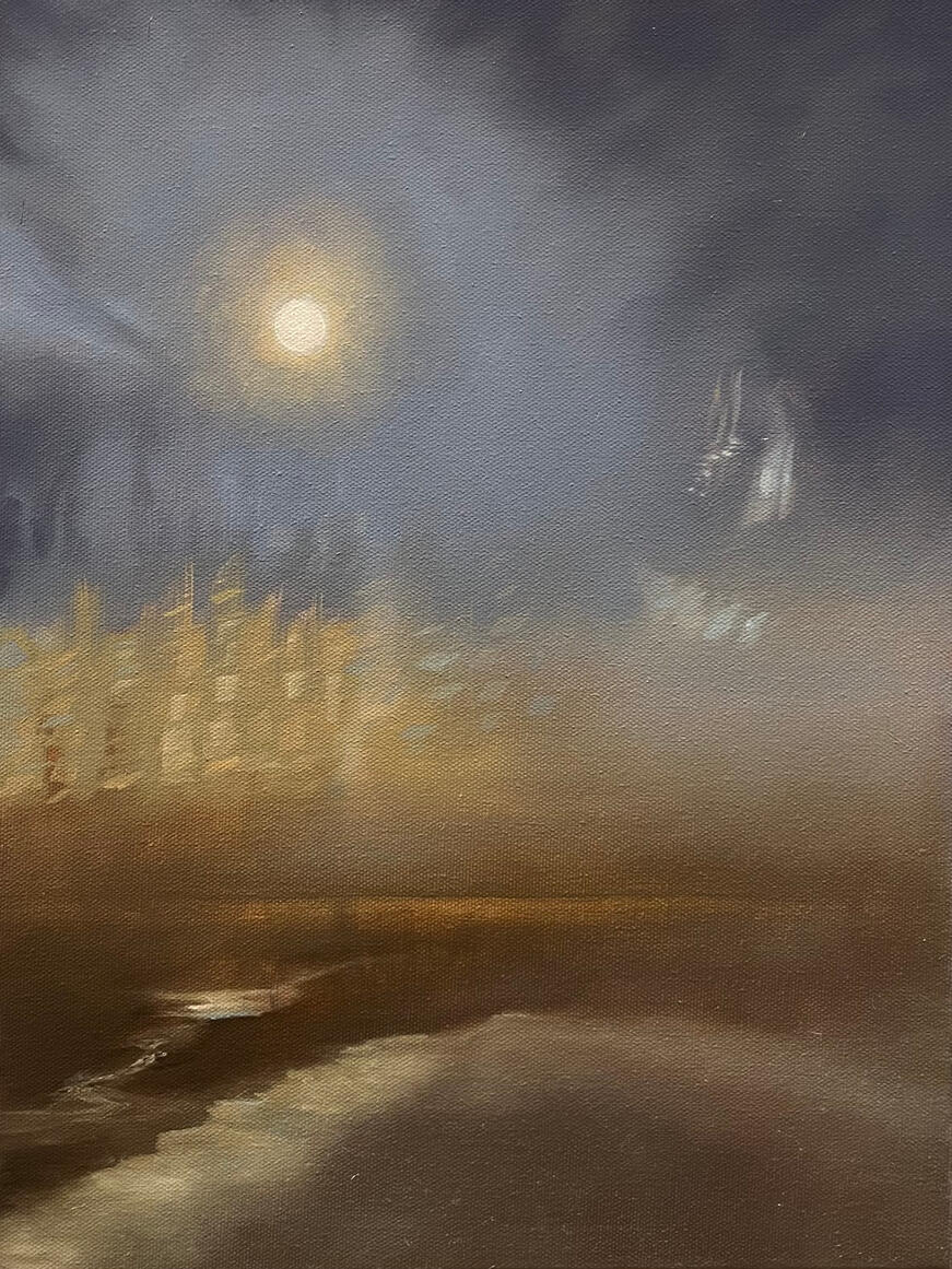 Far away lands, Oil on Canvas, 40 x 30cm